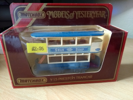 Y-15 Preston Tramcar - Swan Soap